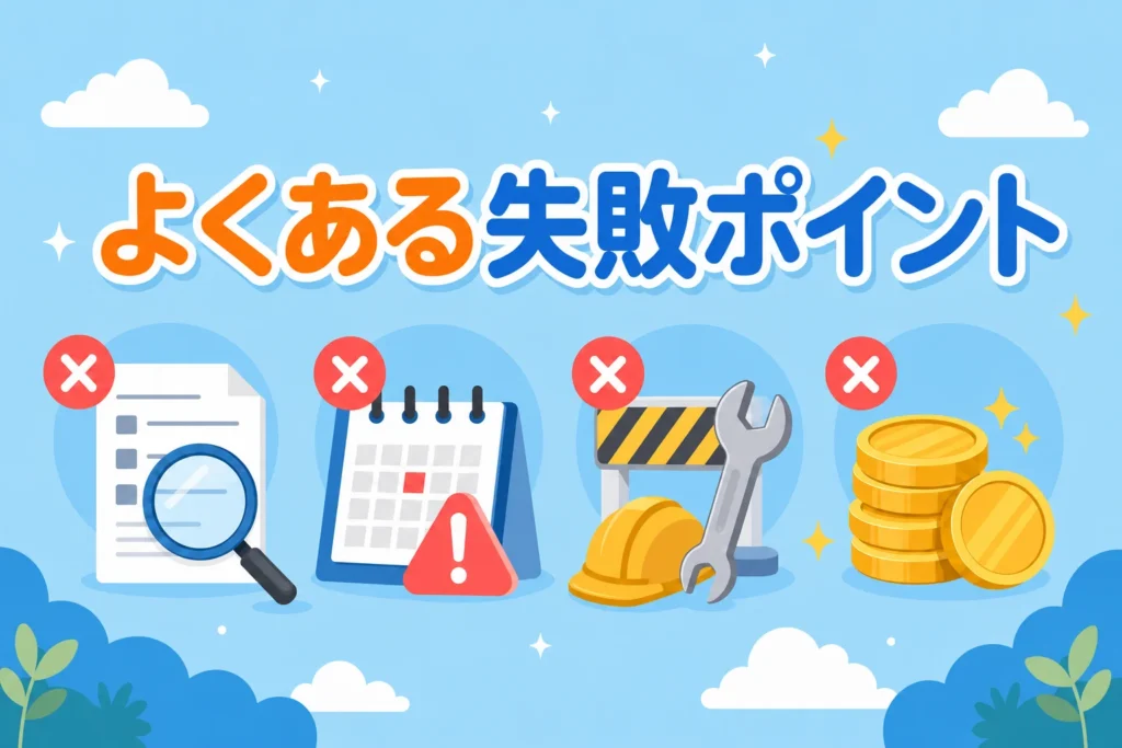 光回線乗り換えでよくある失敗ポイント