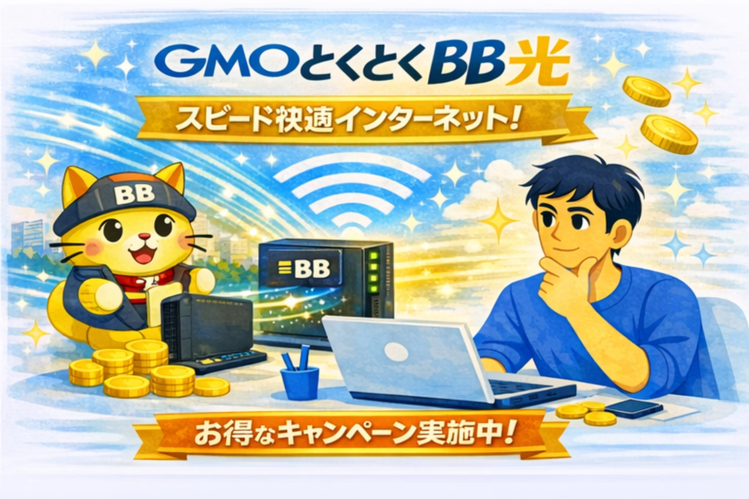 GMOとくとくBB光をおすすめできる人/出来ない人！メリットデメリット合わせて完全解説